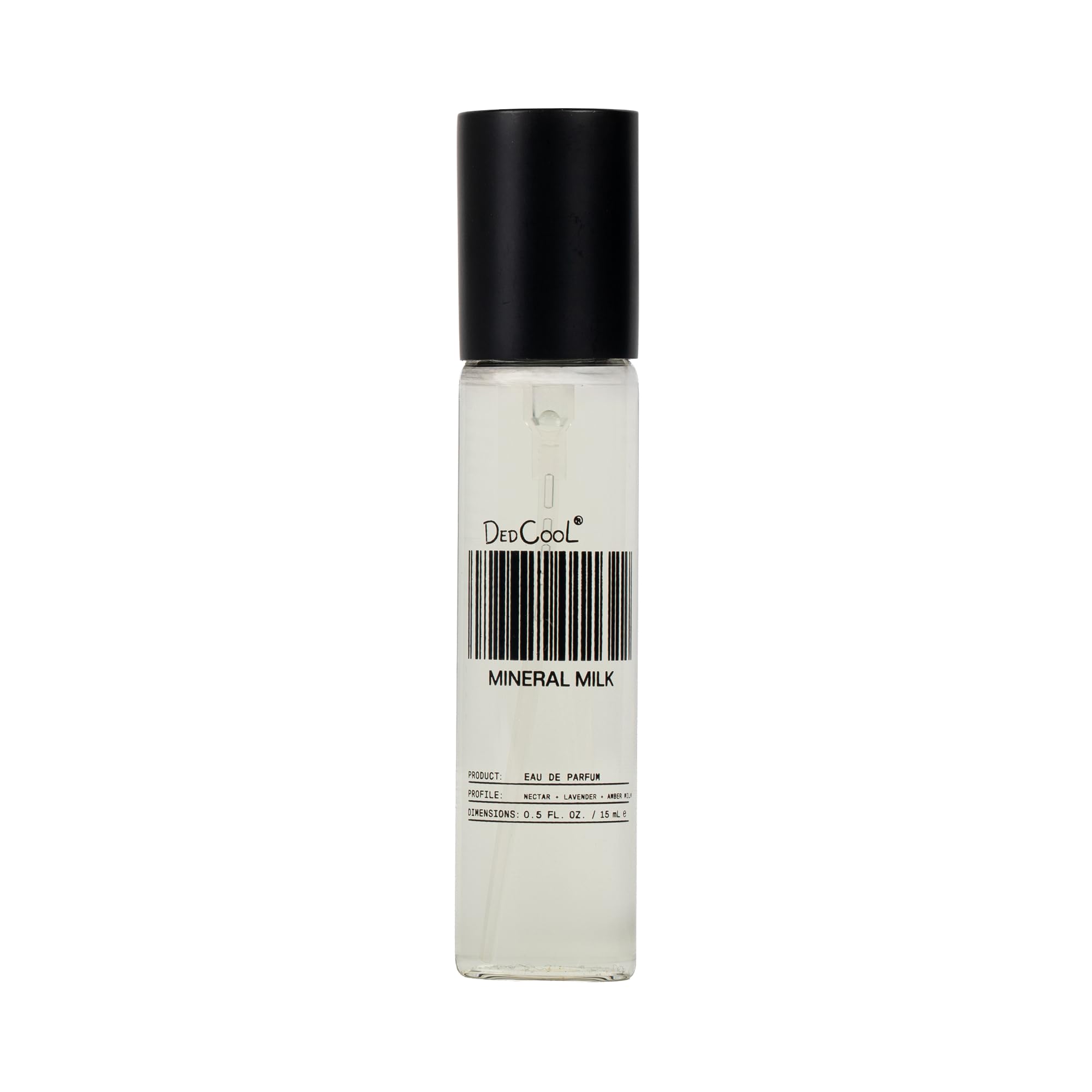 DedCool Eau de Parfum | Xtra Milk | Bergamot, White Musk & Amber | Clean Unisex Fragrance | Non-Toxic, Vegan | Travel Size Perfume, 15 mL