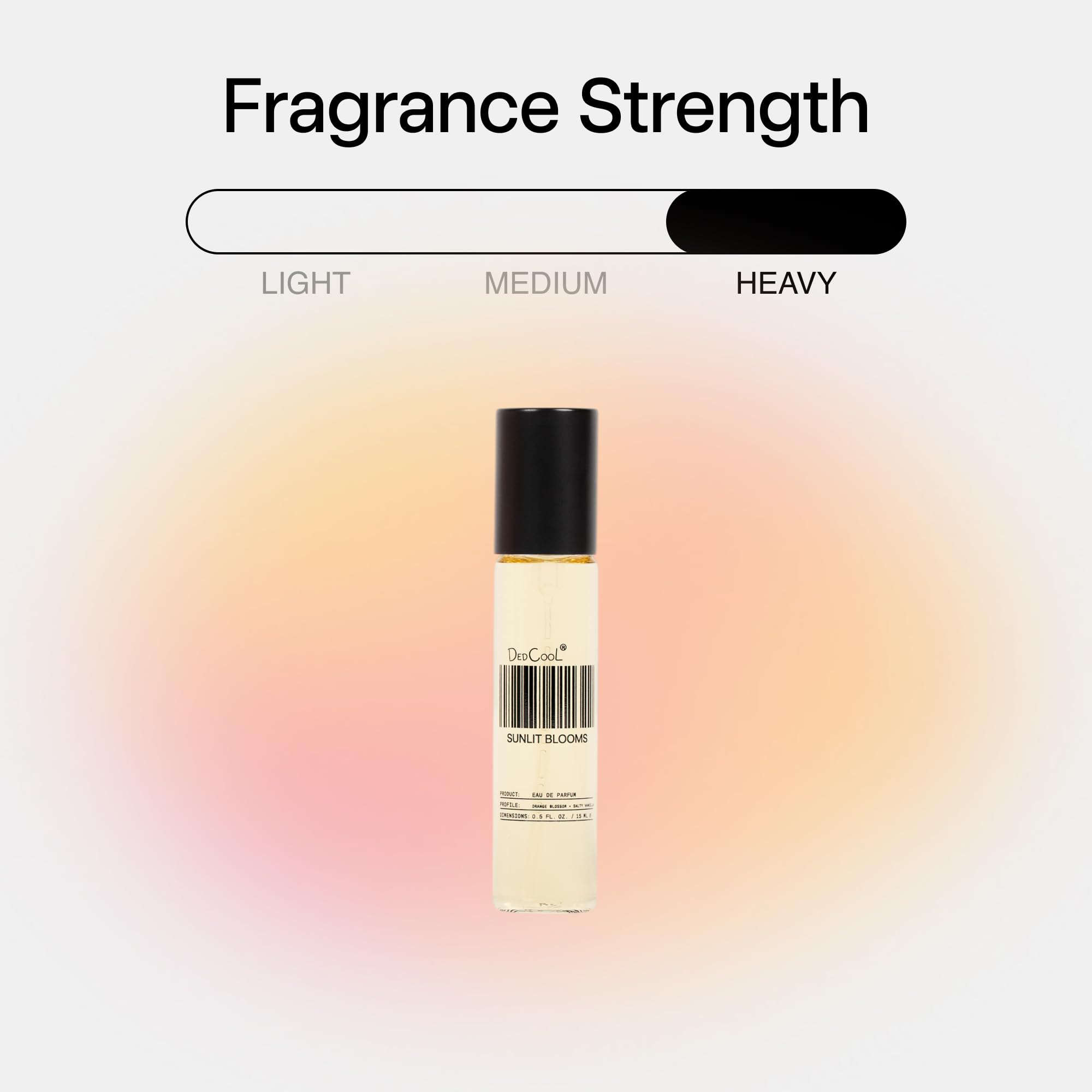 DedCool Eau de Parfum | Xtra Milk | Bergamot, White Musk & Amber | Clean Unisex Fragrance | Non-Toxic, Vegan | Travel Size Perfume, 15 mL