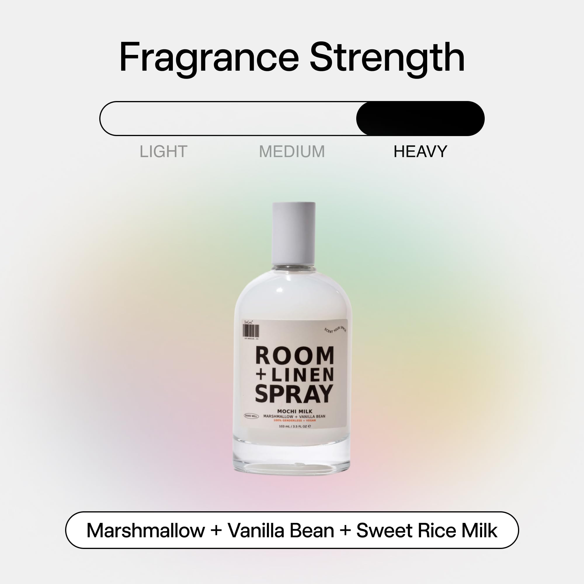 DedCool Room + Linen Spray in Xtra Milk | Natural Fabric & Linen Spray | Non-Toxic, Essential Oil Infused | Freshens Home, Bedding, Couch, Closet & Bath | 3 fl oz