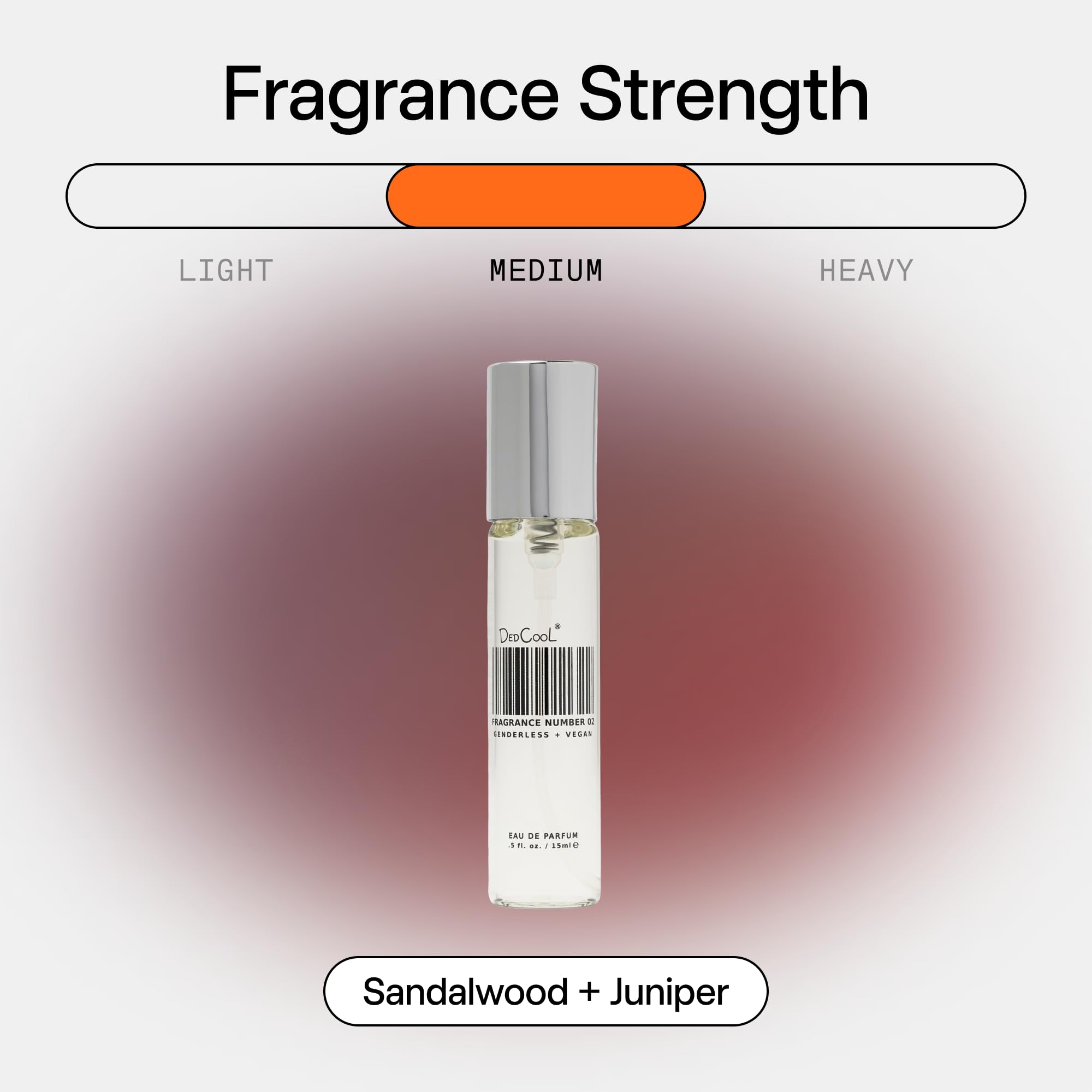 DedCool Eau de Parfum | Xtra Milk | Bergamot, White Musk & Amber | Clean Unisex Fragrance | Non-Toxic, Vegan | Travel Size Perfume, 15 mL