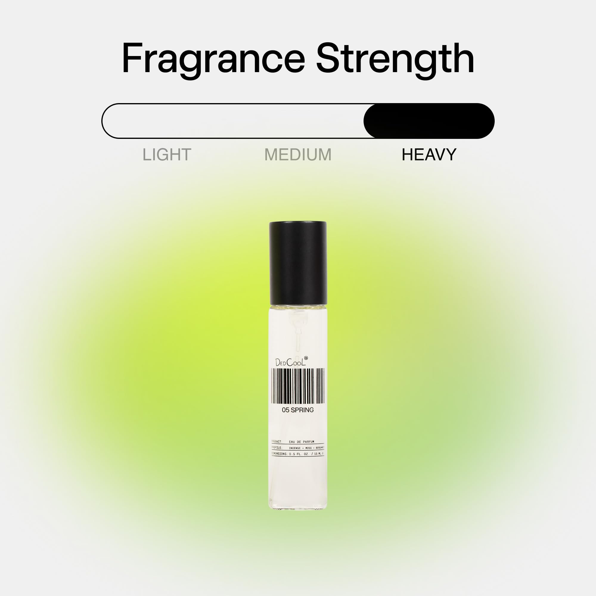 DedCool Eau de Parfum | Xtra Milk | Bergamot, White Musk & Amber | Clean Unisex Fragrance | Non-Toxic, Vegan | Travel Size Perfume, 15 mL