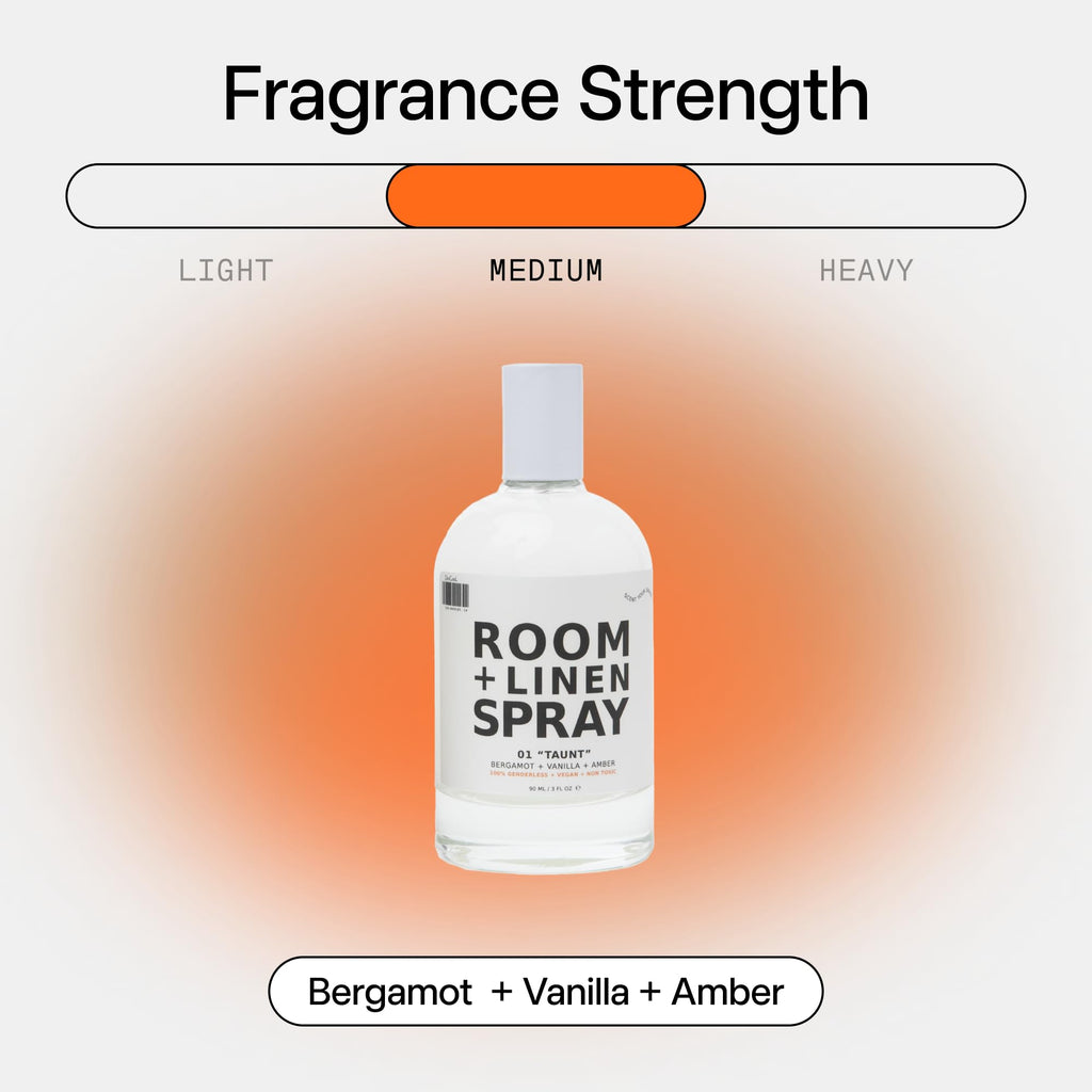 DedCool Room + Linen Spray in Xtra Milk | Natural Fabric & Linen Spray | Non-Toxic, Essential Oil Infused | Freshens Home, Bedding, Couch, Closet & Bath | 3 fl oz