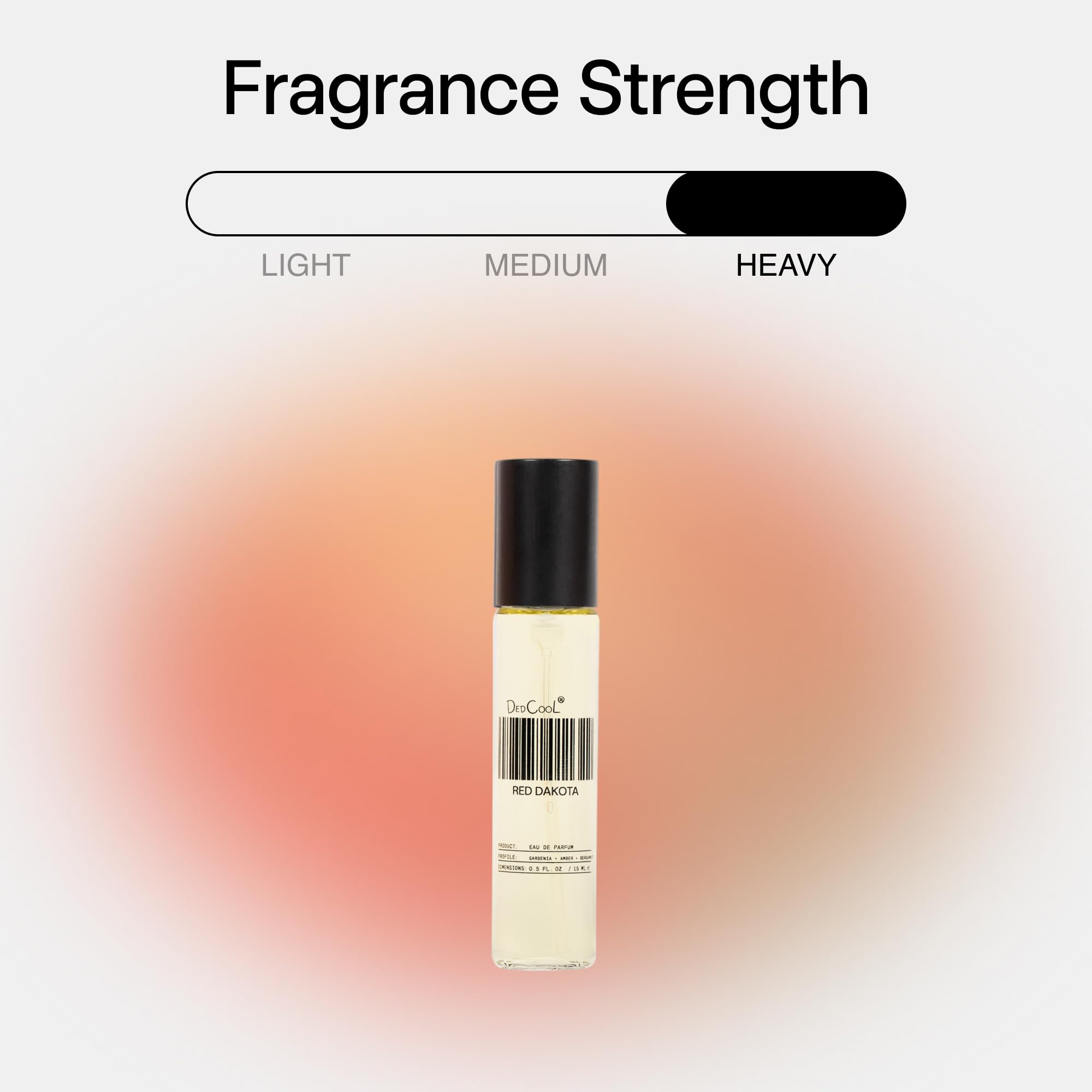 DedCool Eau de Parfum | Xtra Milk | Bergamot, White Musk & Amber | Clean Unisex Fragrance | Non-Toxic, Vegan | Travel Size Perfume, 15 mL
