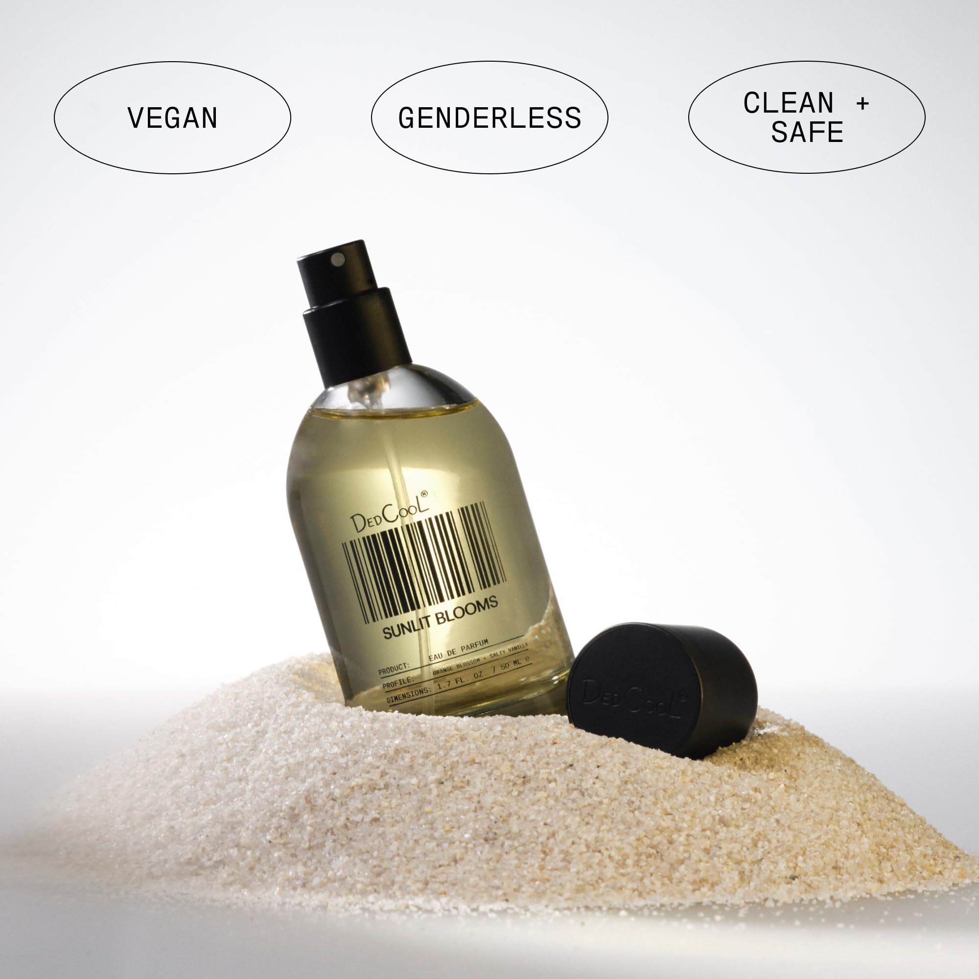 DedCool Eau de Parfum | Xtra Milk | Bergamot, White Musk & Amber | Clean Unisex Fragrance | Non-Toxic, Vegan | Travel Size Perfume, 15 mL