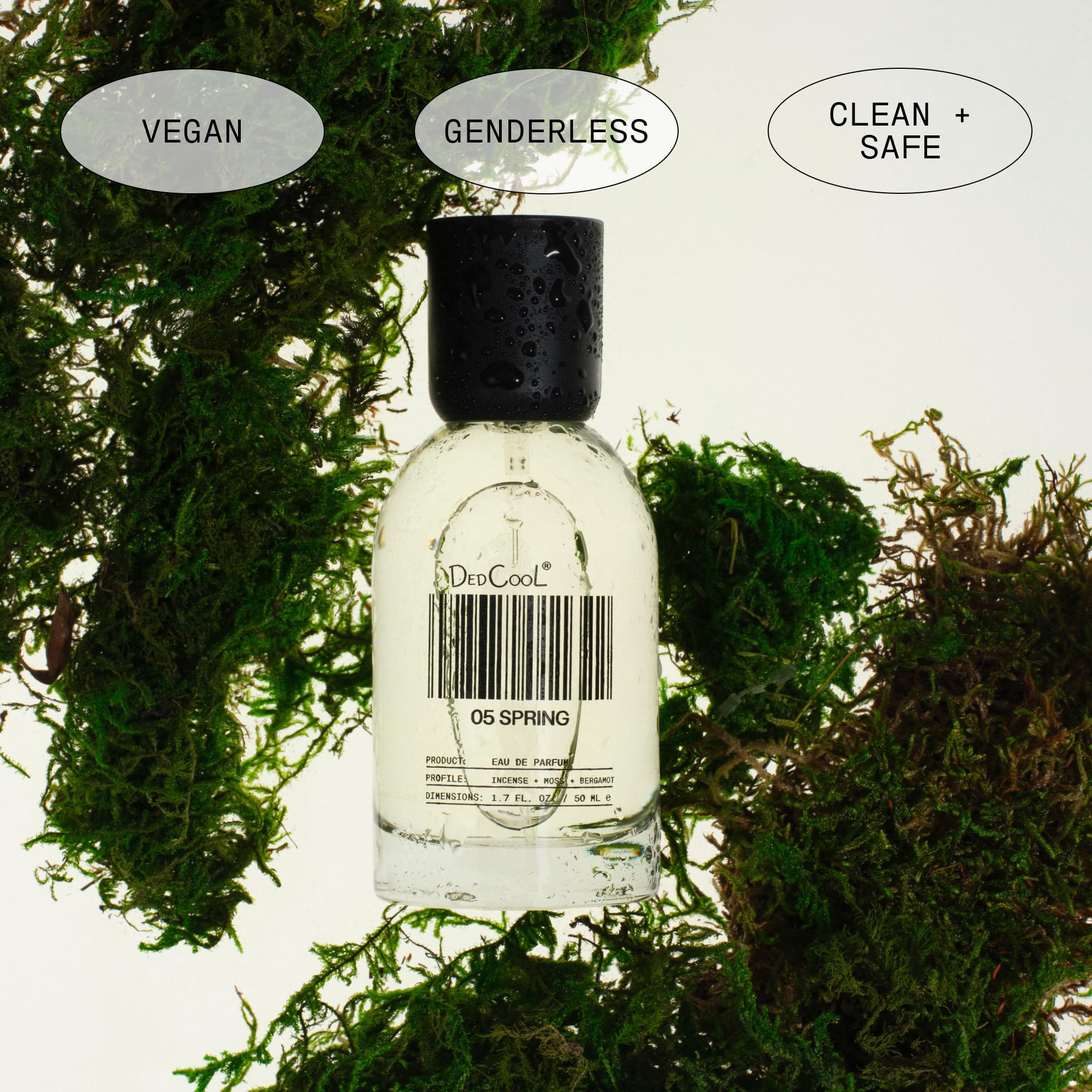 DedCool Eau de Parfum | Xtra Milk | Bergamot, White Musk & Amber | Clean Unisex Fragrance | Non-Toxic, Vegan | Travel Size Perfume, 15 mL